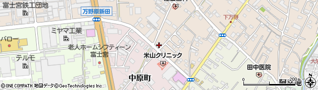 静岡銀行富士宮北支店周辺の地図