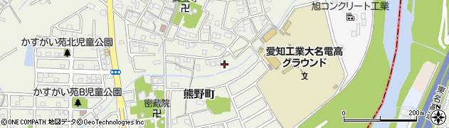 愛知県春日井市熊野町146周辺の地図