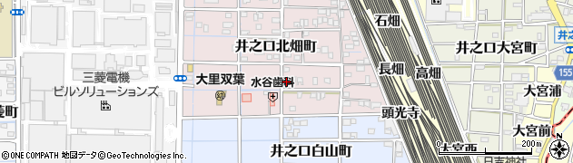 愛知県稲沢市井之口北畑町249周辺の地図