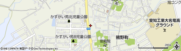 愛知県春日井市熊野町611周辺の地図