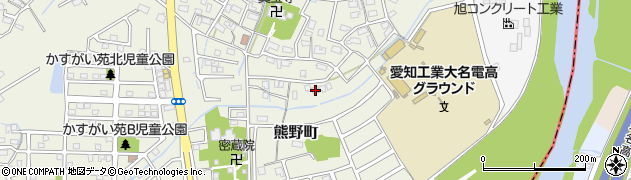愛知県春日井市熊野町145周辺の地図