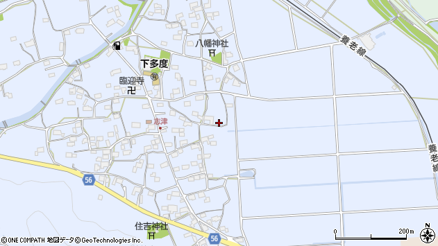 〒503-0403 岐阜県海津市南濃町志津の地図
