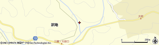 愛知県豊田市三箇町仲島9周辺の地図