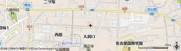 愛知県名古屋市守山区中志段味大洞口周辺の地図