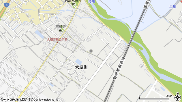 〒522-0026 滋賀県彦根市大堀町の地図