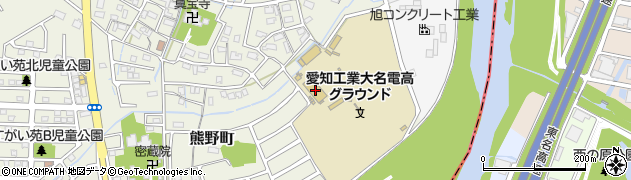 愛知県春日井市熊野町254周辺の地図