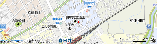 愛知県春日井市割塚町146周辺の地図