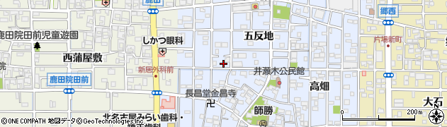 愛知県北名古屋市井瀬木鴨26周辺の地図