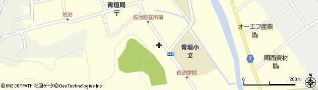 兵庫県丹波市青垣町佐治697周辺の地図