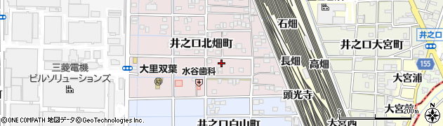 愛知県稲沢市井之口北畑町262周辺の地図