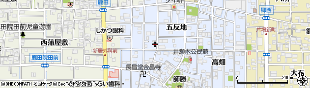 愛知県北名古屋市井瀬木鴨25周辺の地図