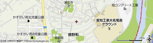 愛知県春日井市熊野町505周辺の地図