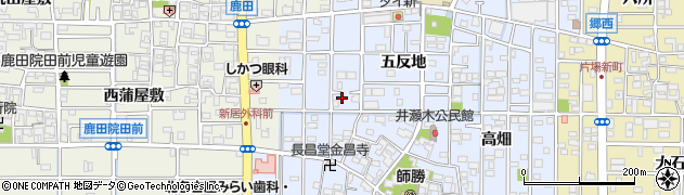 愛知県北名古屋市井瀬木鴨27周辺の地図