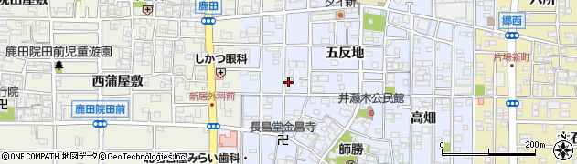 愛知県北名古屋市井瀬木鴨29周辺の地図
