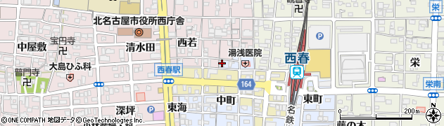 愛知県北名古屋市九之坪北町5周辺の地図