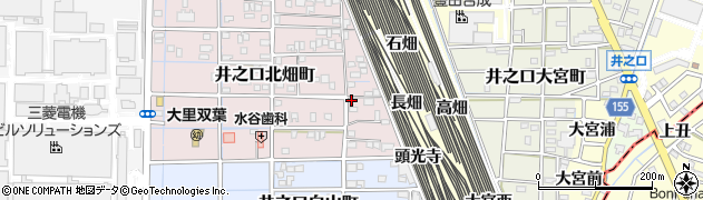 愛知県稲沢市井之口北畑町276周辺の地図