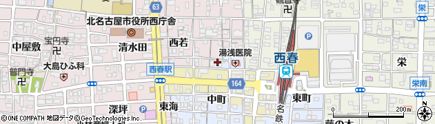 愛知県北名古屋市九之坪北町6周辺の地図