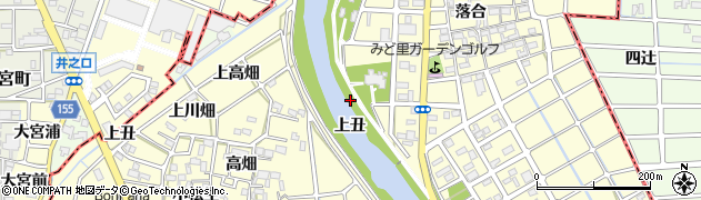 愛知県清須市春日（中ノ割）周辺の地図