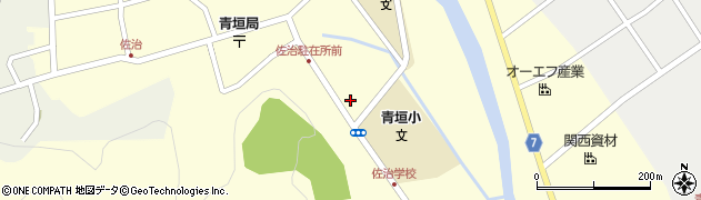 兵庫県丹波市青垣町佐治296周辺の地図