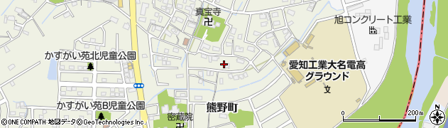 愛知県春日井市熊野町506周辺の地図
