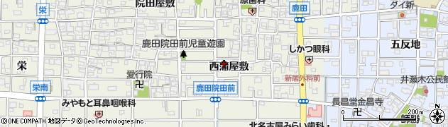 愛知県北名古屋市鹿田西蒲屋敷478周辺の地図