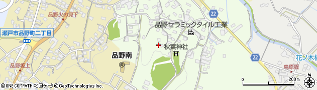 愛知県瀬戸市窯町219周辺の地図