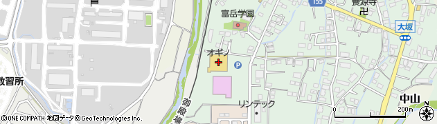 オギノ御殿場富士岡店周辺の地図