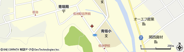 兵庫県丹波市青垣町佐治297周辺の地図