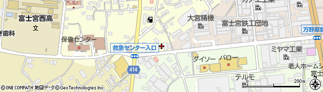 静岡県富士宮市宮原388周辺の地図