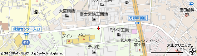 富士宮ガス供給センター協業組合周辺の地図