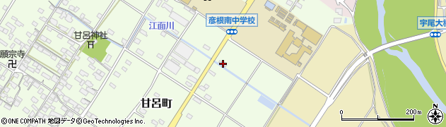 滋賀県彦根市甘呂町184周辺の地図