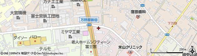 静岡県富士宮市中原町7周辺の地図