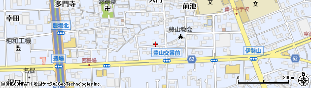 愛知県西春日井郡豊山町豊場高前周辺の地図