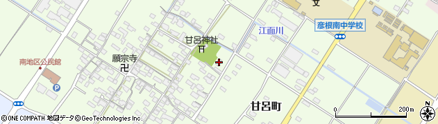滋賀県彦根市甘呂町653周辺の地図
