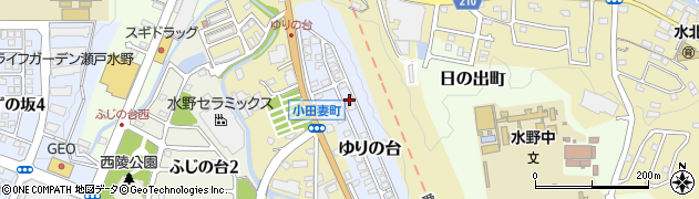 愛知県瀬戸市ゆりの台58周辺の地図