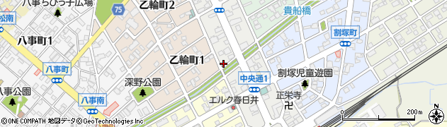 春日井橋周辺の地図