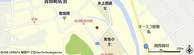 兵庫県丹波市青垣町佐治341周辺の地図