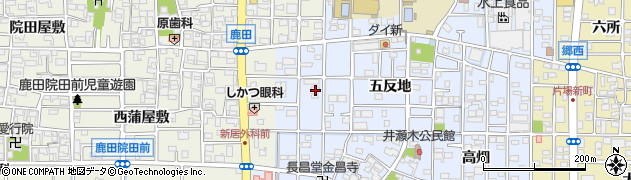 愛知県北名古屋市井瀬木鴨37周辺の地図