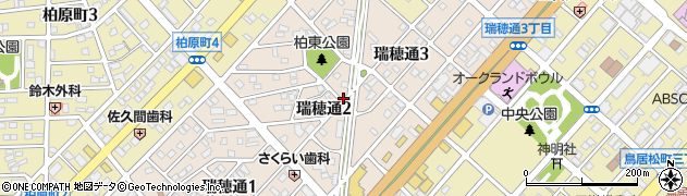 愛知県春日井市瑞穂通周辺の地図