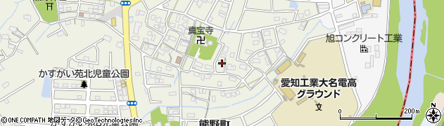 愛知県春日井市熊野町507周辺の地図