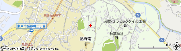 愛知県瀬戸市窯町154周辺の地図