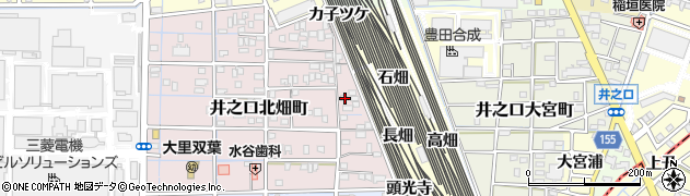 愛知県稲沢市井之口北畑町126周辺の地図
