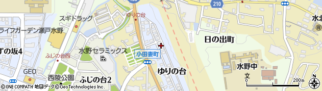 愛知県瀬戸市ゆりの台59周辺の地図