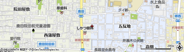 愛知県北名古屋市井瀬木鴨42周辺の地図