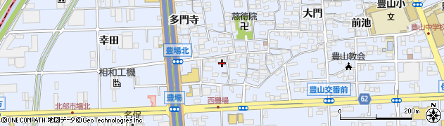愛知県豊山町（西春日井郡）豊場（西之町）周辺の地図