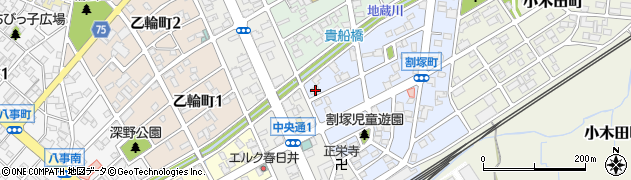 愛知県春日井市割塚町33周辺の地図