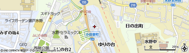 愛知県瀬戸市ゆりの台73周辺の地図