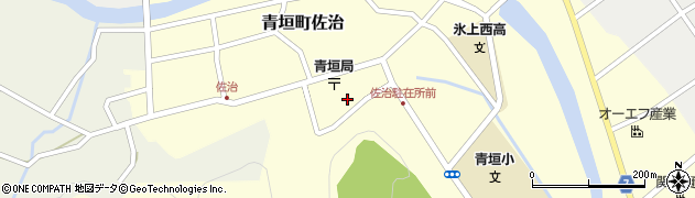 兵庫県丹波市青垣町佐治645周辺の地図