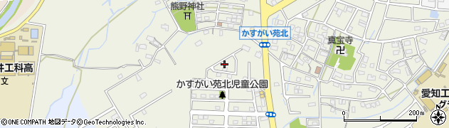 愛知県春日井市熊野町周辺の地図