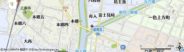 愛知県稲沢市片原一色町堀詰周辺の地図